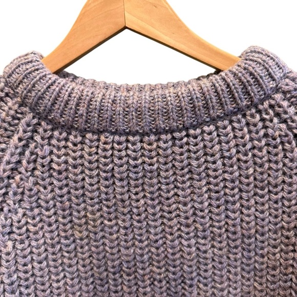 Vtg Cottage Knitwear By Classic Knit Men’s 100 % Wool Sweater Light Purple M - Picture 3 of 14